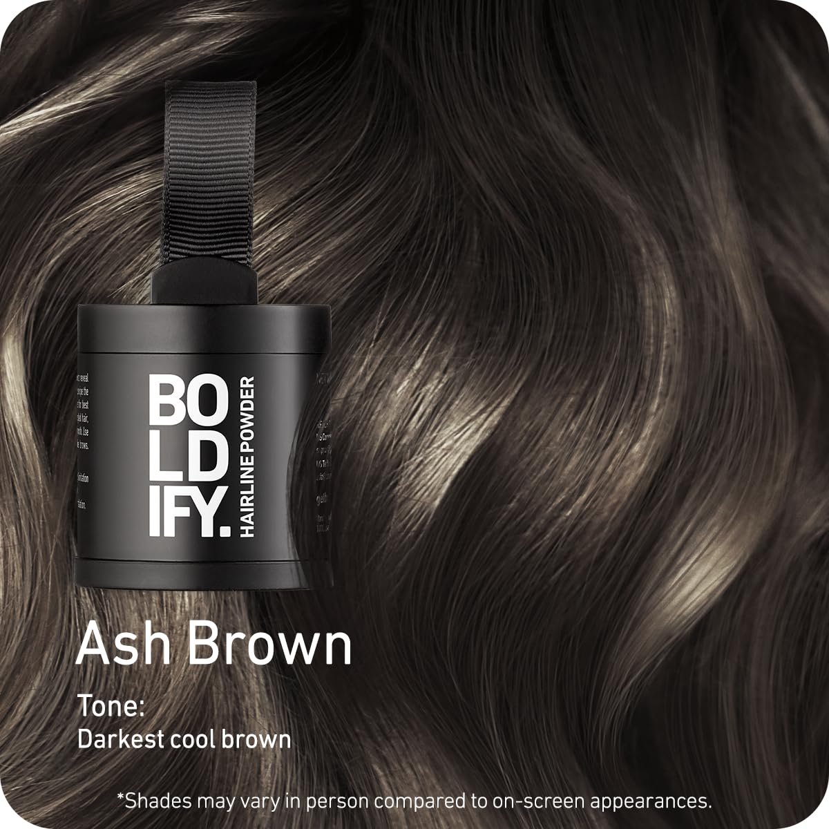 Boldify Hairline Powder travel kit enables touch-ups on the go