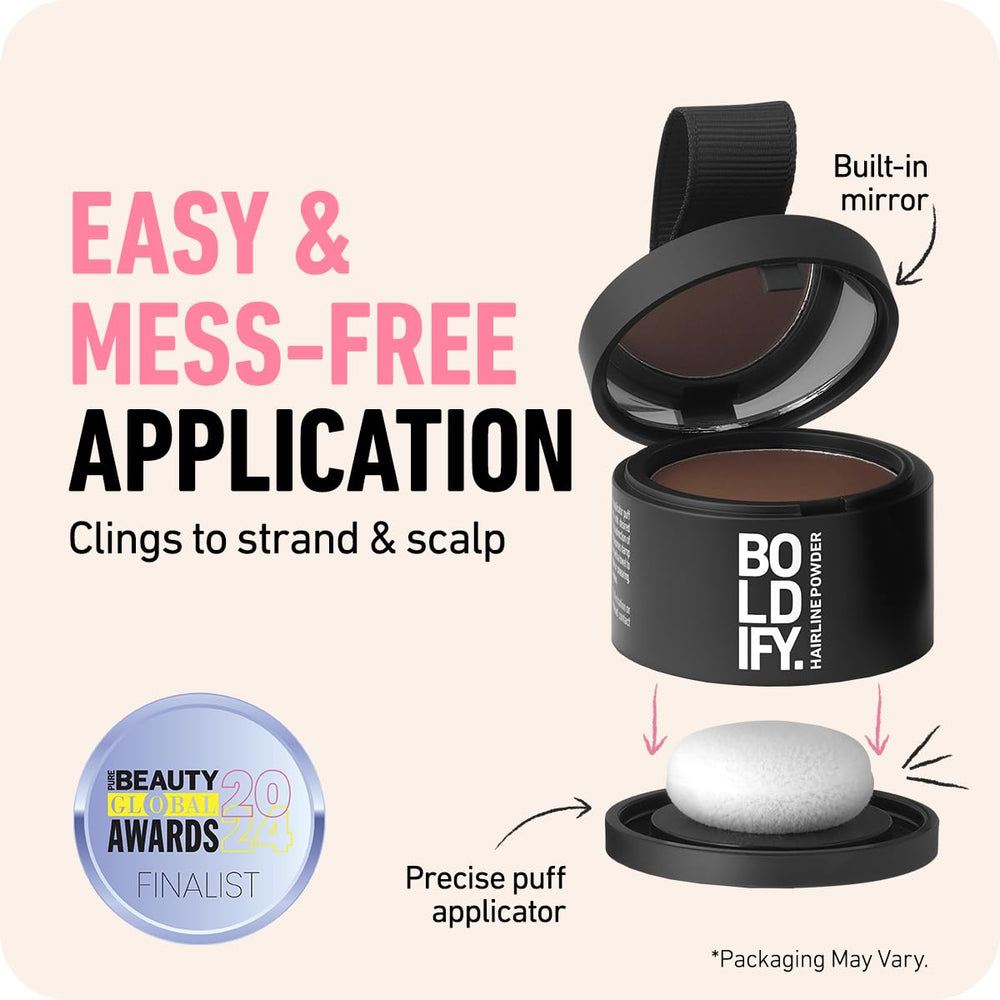 Boldify Hairline Powder swatch and color reference for easy shade selection.