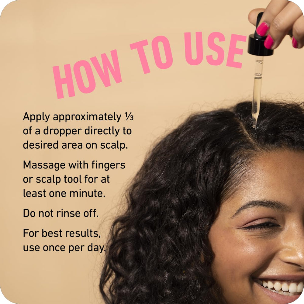 Boldify healthy scalp closeup