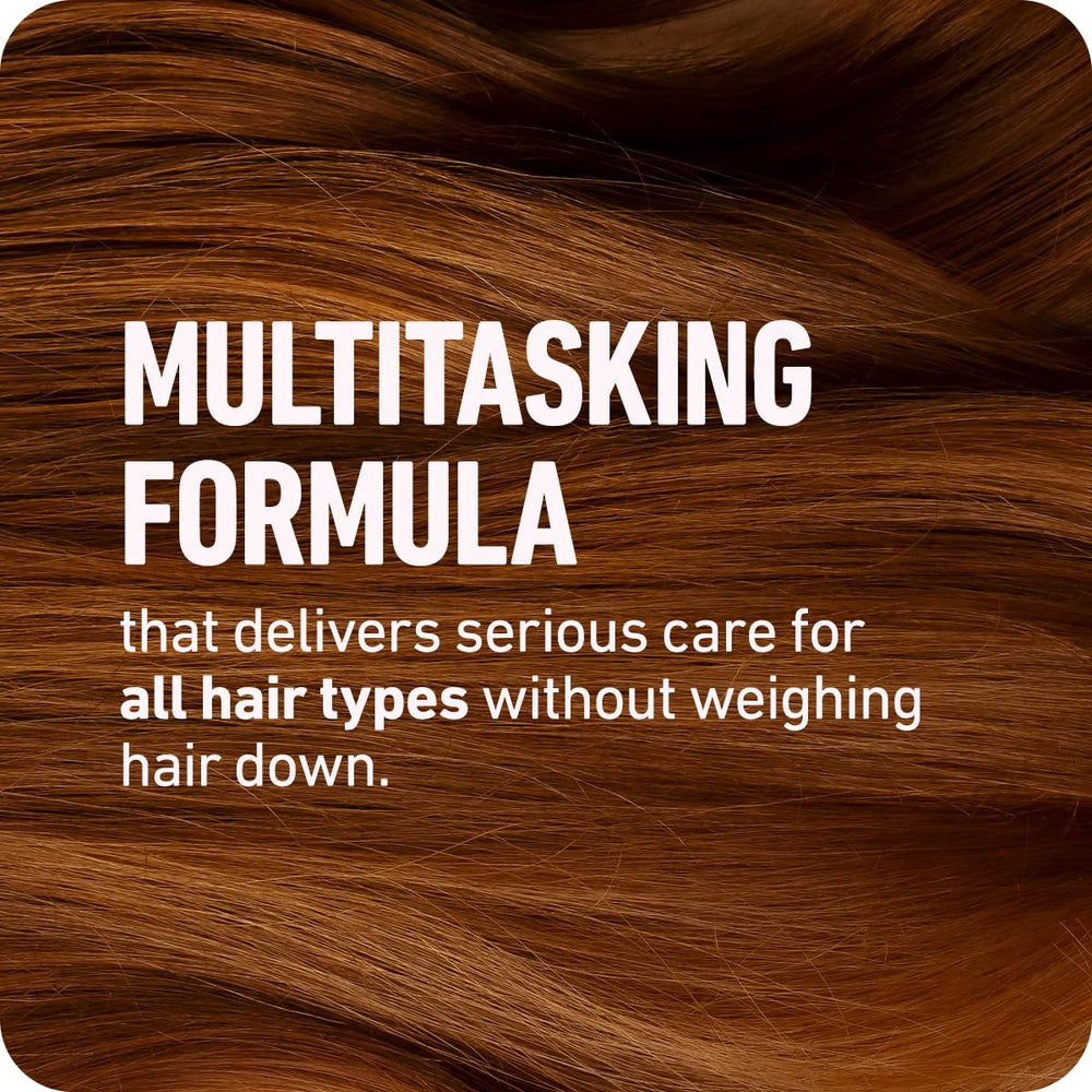 Boldify Leave-In Serum texture demonstrating frizz control without heaviness