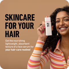 Boldify Leave-In Serum pump dispensing for quick, mess-free application