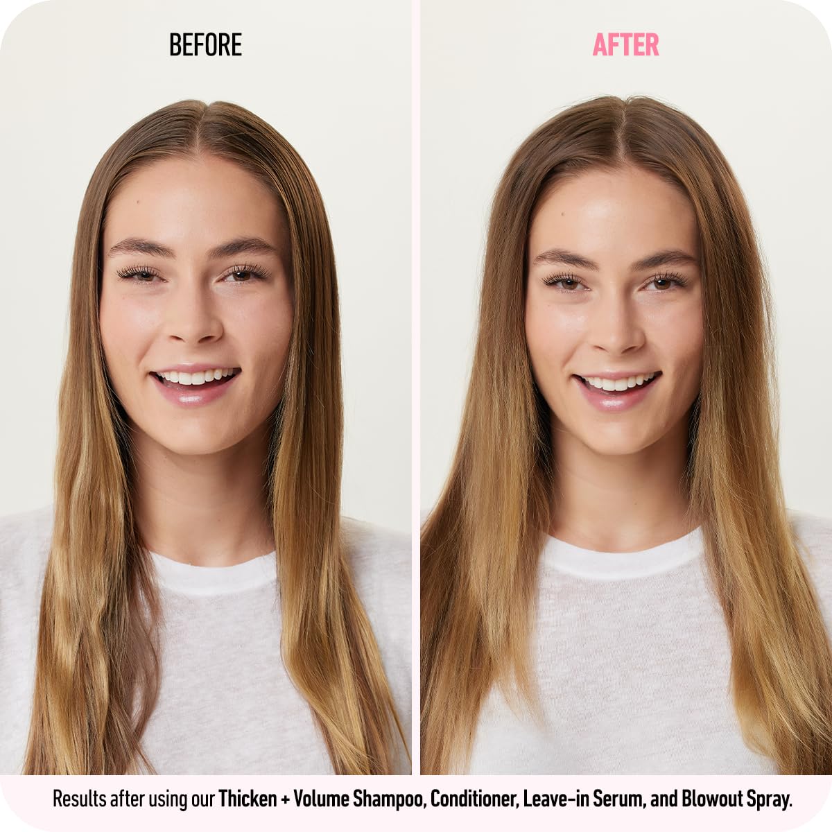 Boldify Thickening Shampoo ingredients closeup highlights nourishing botanicals for fuller-looking hair.
