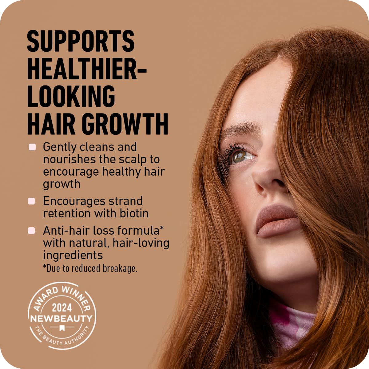 Boldify Thickening Shampoo foam on hair hints at instant lift for fine strands.