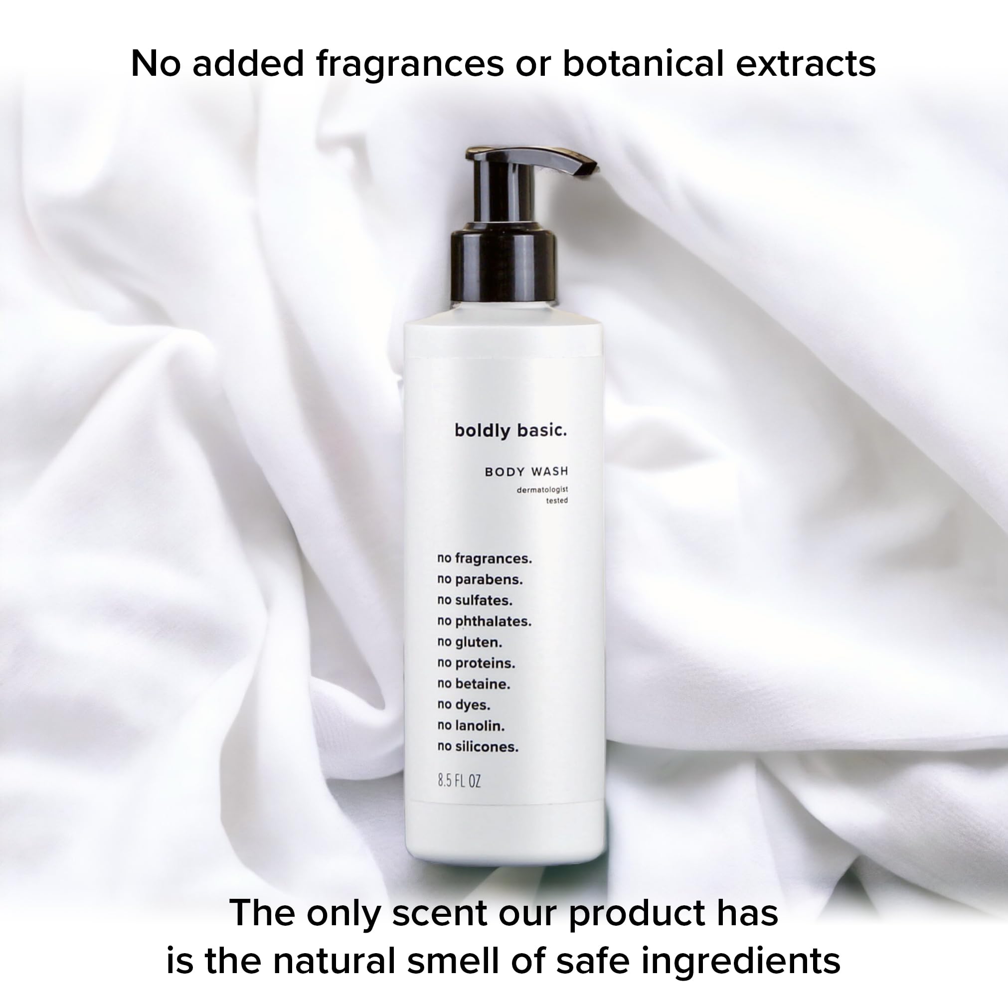Boldly Basic fragrance-free body wash safe ingredients list for conscious buyers