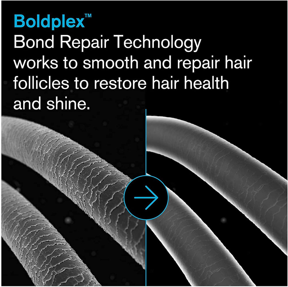 BoldPlex hands applying shot demonstrates easy daily cleansing and bond support.