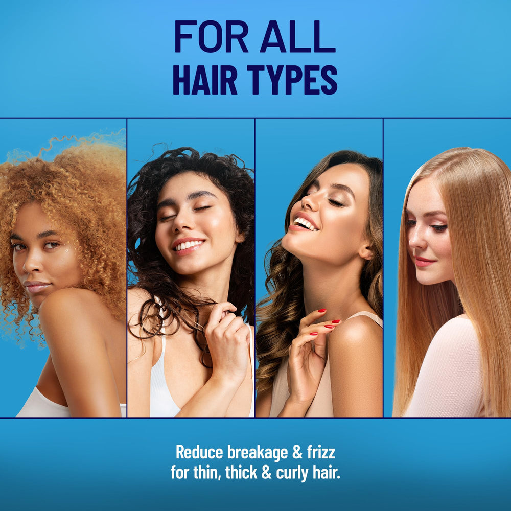 Bold UNIQ BoldPlex mask on curly hair demonstrates frizz control.