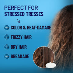Bold UNIQ BoldPlex hair mask dispensing cap demonstrates easy application.