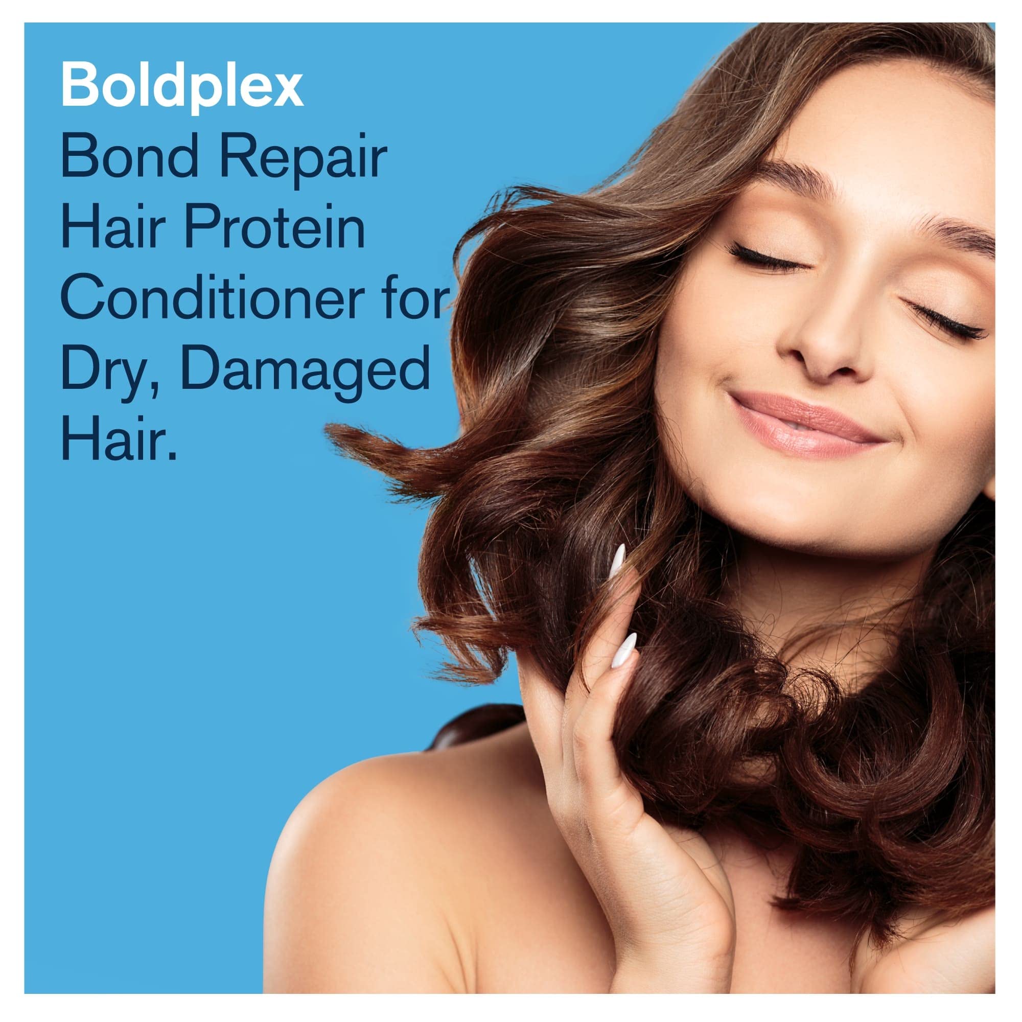 Bold Uniq BoldPlex 5 bottle side reveals daily hydration for dry, fragile hair