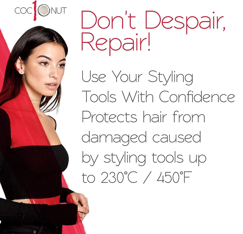 Bold Uniq Coconut Thermal Protection Spray 8.45 fl oz packshot highlights bottle size and packaging.