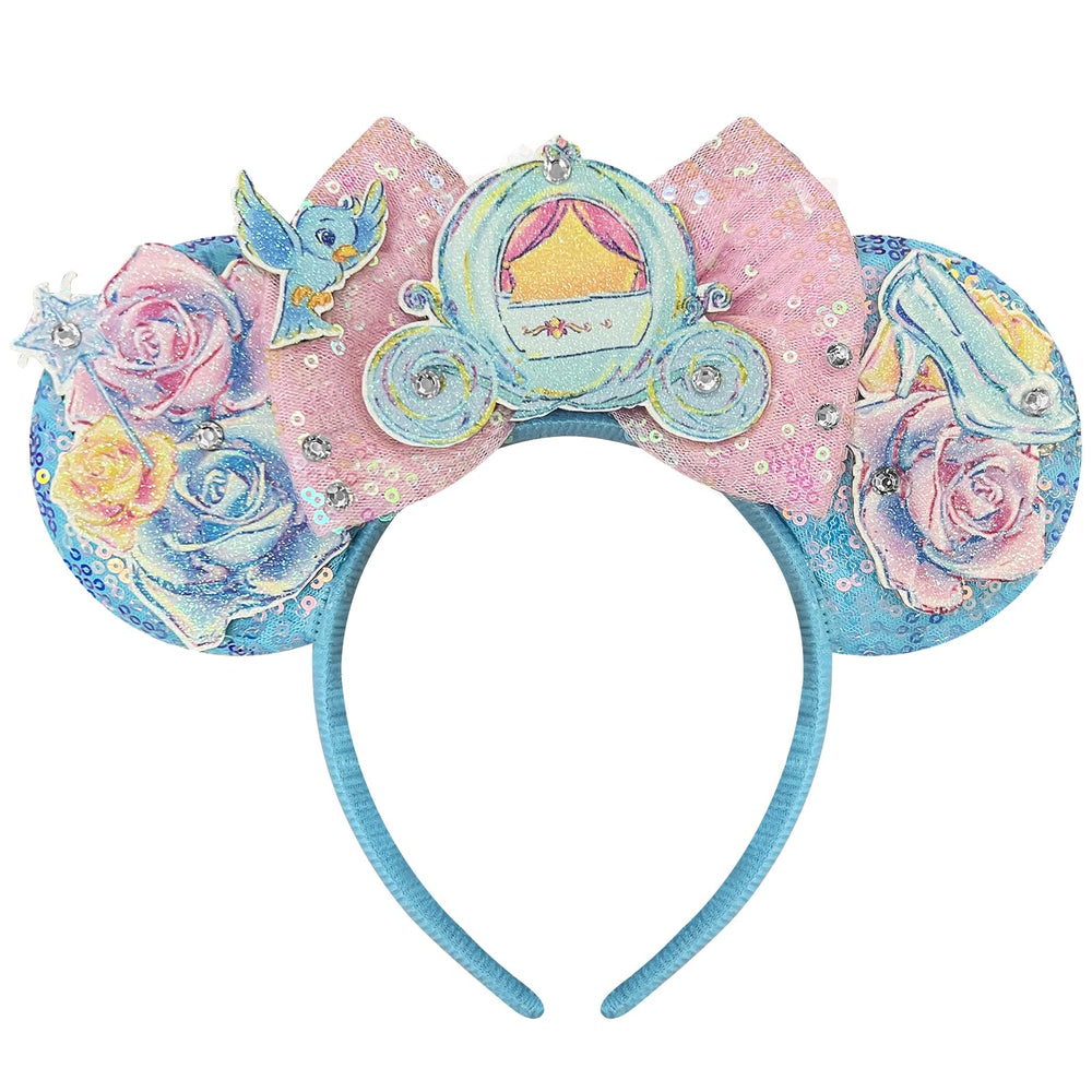 Bolonar mouse ears headband shines in cosplay and party photos.