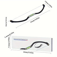 BOLUOYIN bubble level eyebrow mapping ensures symmetry checks.