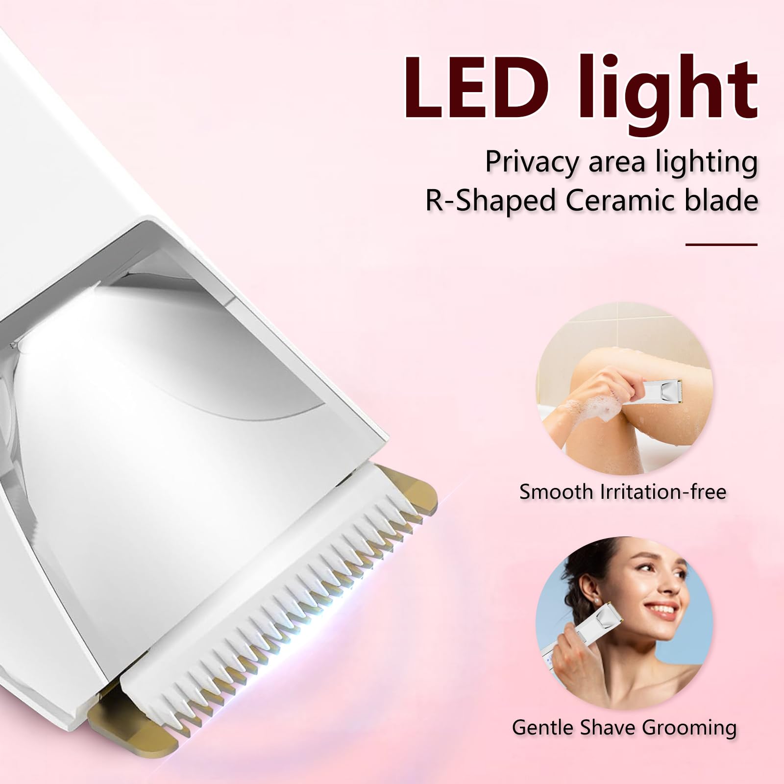 Bomic USB-C rechargeable model with long battery for on-the-go grooming.