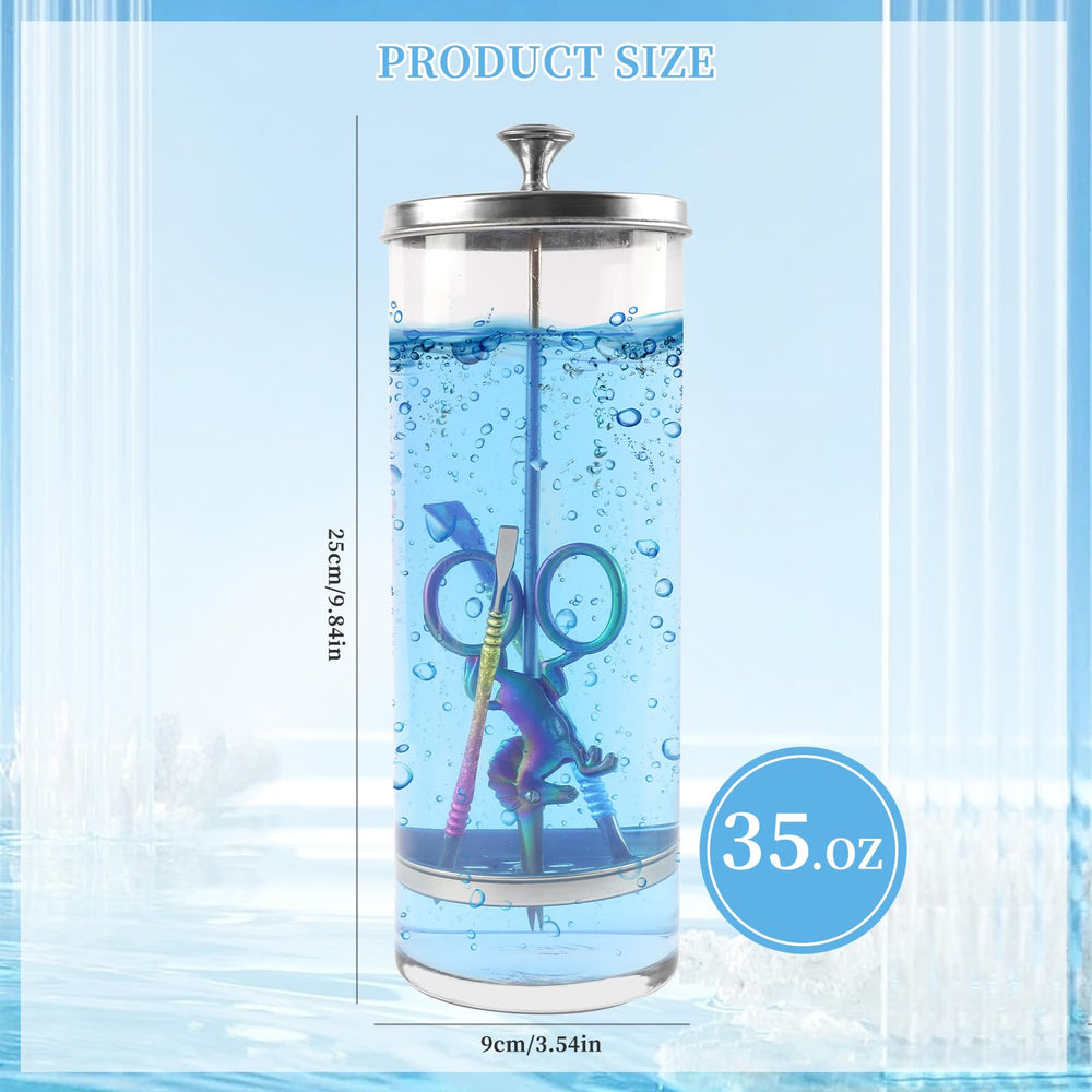 BOMOQING barber jar glass body highlights durability for daily use