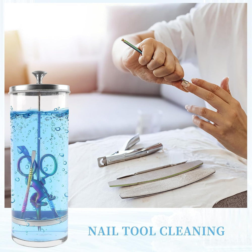 BOMOQING barber jar lifting tray shows safer tool handling and easy access