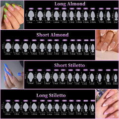 BOMOQING clear nail extension forms deliver precise shaping for salon-quality results.