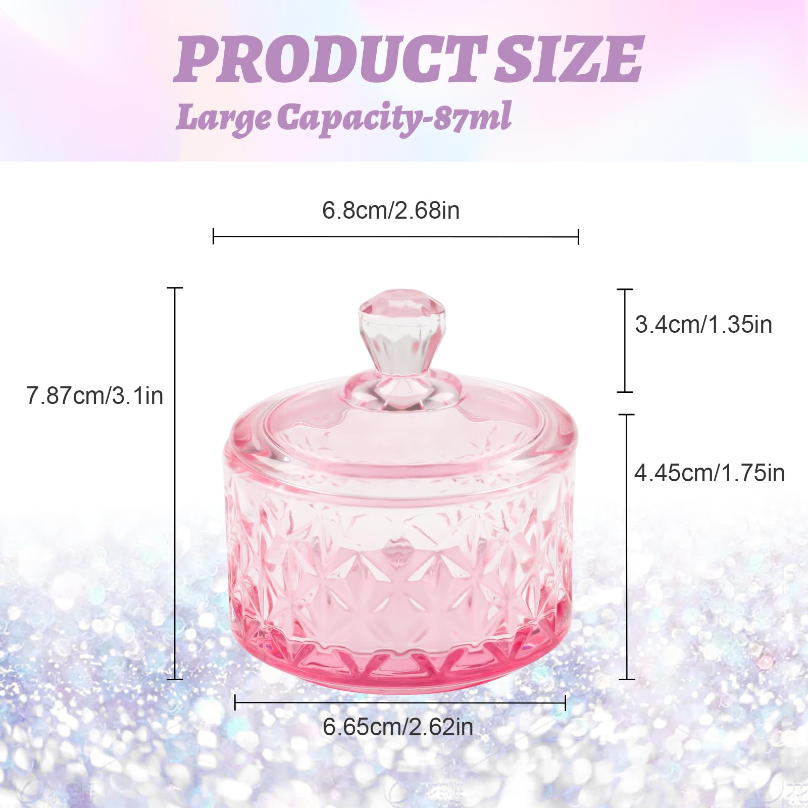 BOMOQING dappen dish wide-mouth design enables easy access and thorough mixing