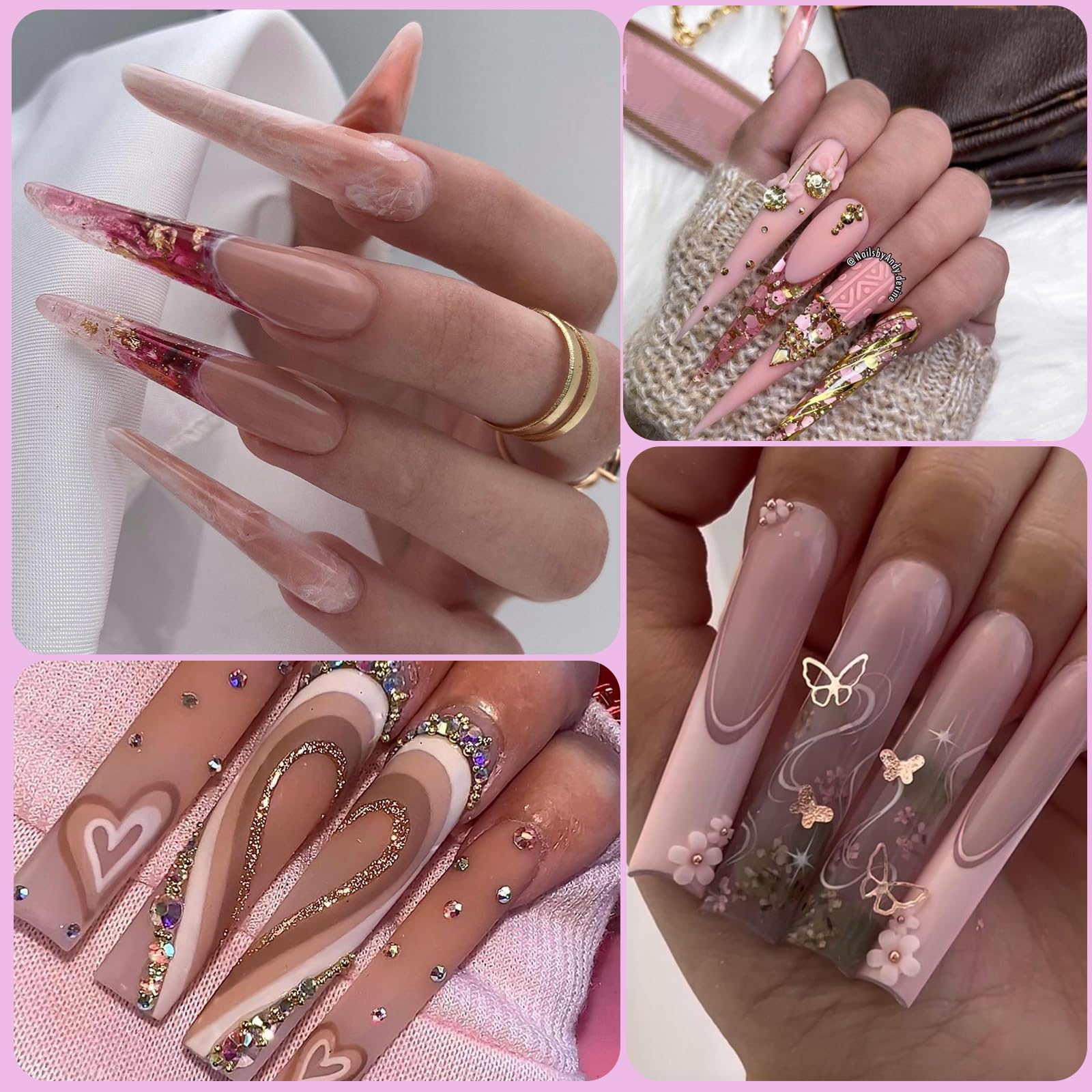 BOMOQING reusable dual nail forms material supports multiple uses for value.