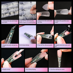 BOMOQING soft silicone sticker pad provides reusable adhesion for consistent tips.