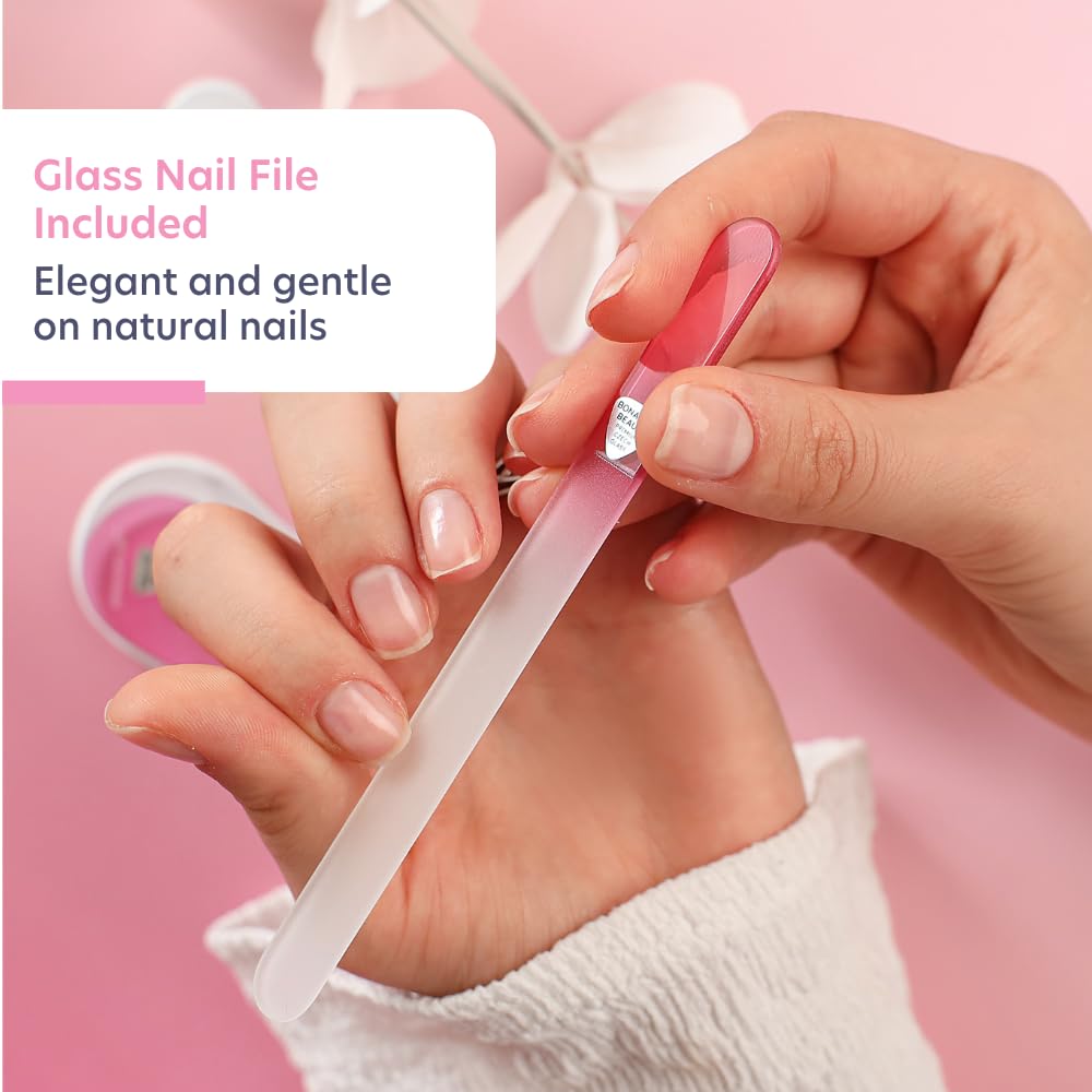May contribute to stronger-looking nails with regular, careful use.