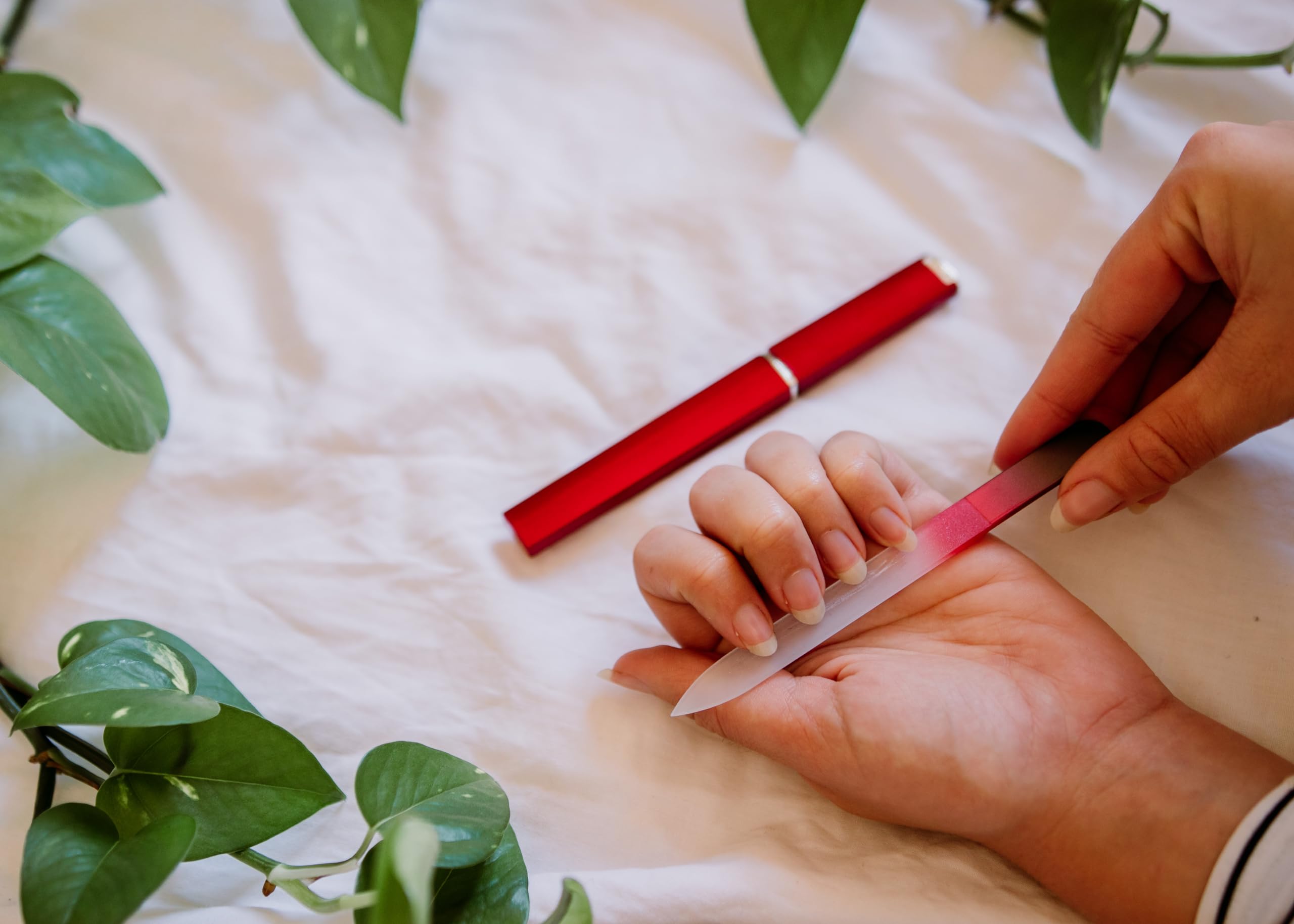 Bona Fide Beauty glass file smooths keratin surfaces with fewer snags