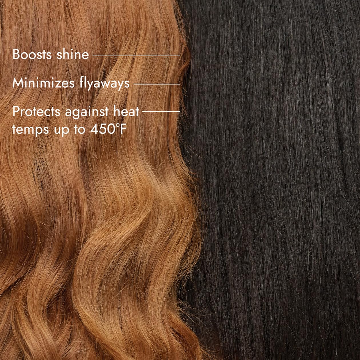 Bondbar Bonding Concentrate bottle demonstrates flyaway control for polished looks.