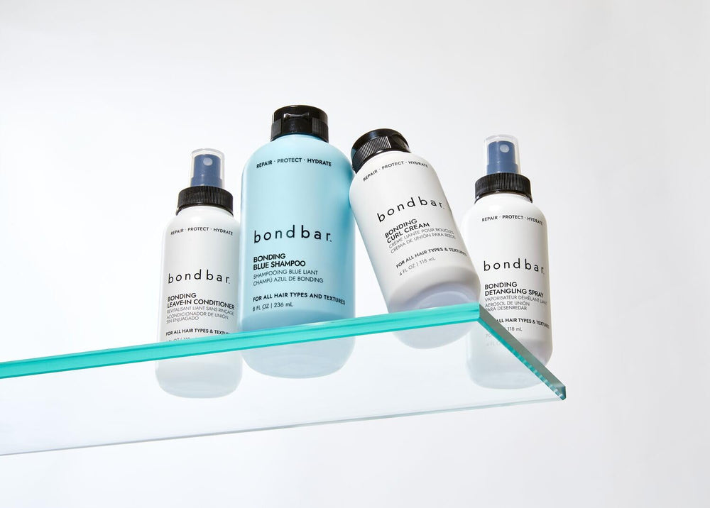 Bondbar Bonding Leave-In Conditioner recyclable bottle signals eco-friendly packaging