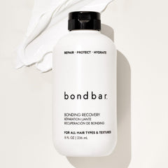 Bondbar hair before-after shows color-treated hair improvement.
