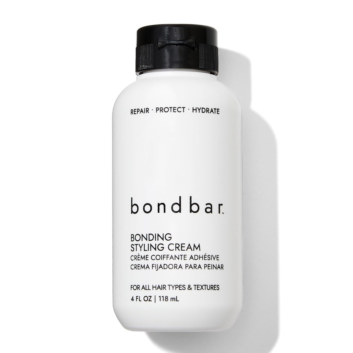 Bondbar Styling Cream bottle pour shows easy application for bond repair