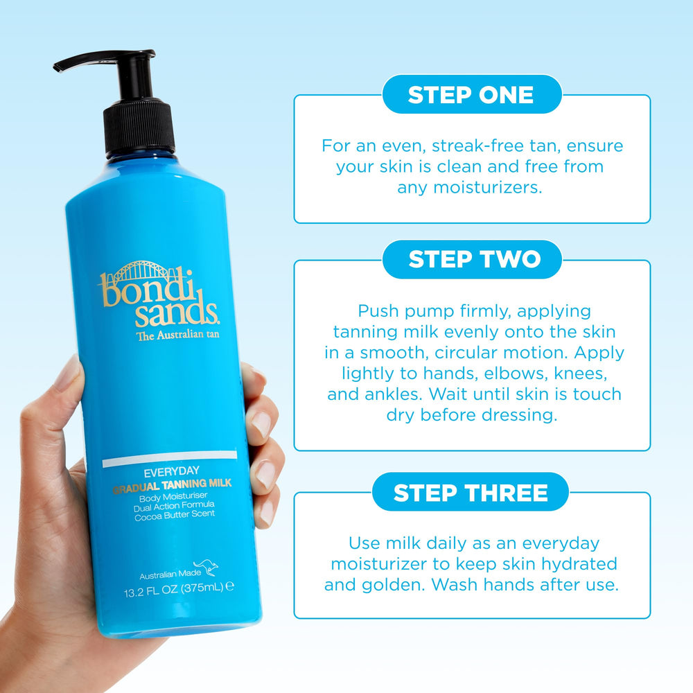 Bondi Sands coconut-scented formula adds pleasant fragrance during tanning.