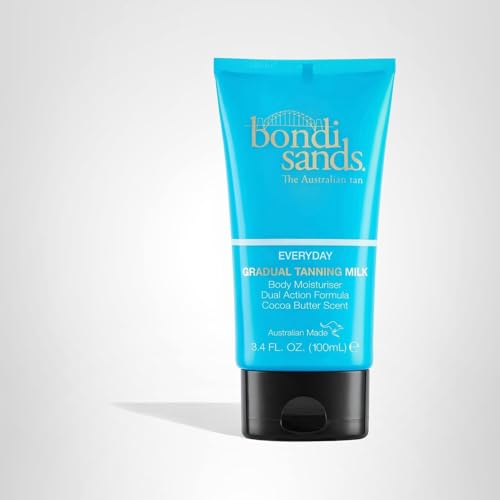 Bondi Sands packaging with box and bottle for home tanning