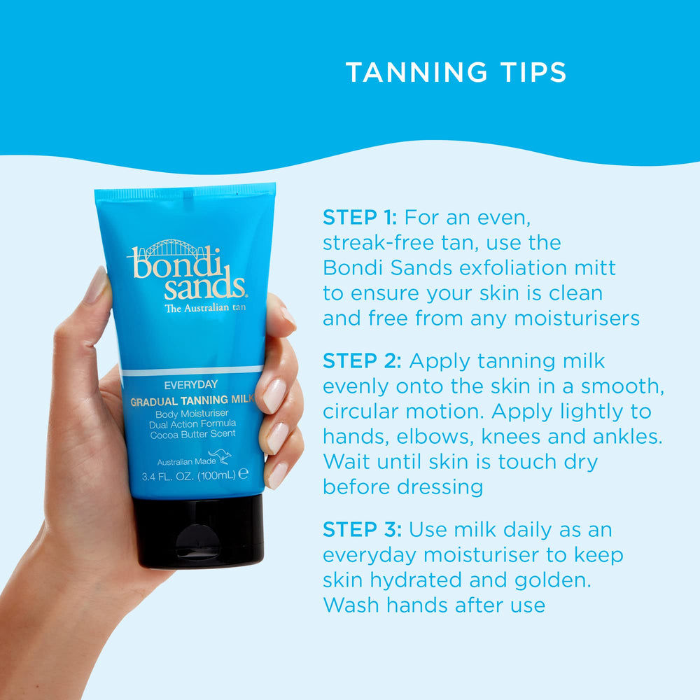 Bondi Sands face and body application for daily glow