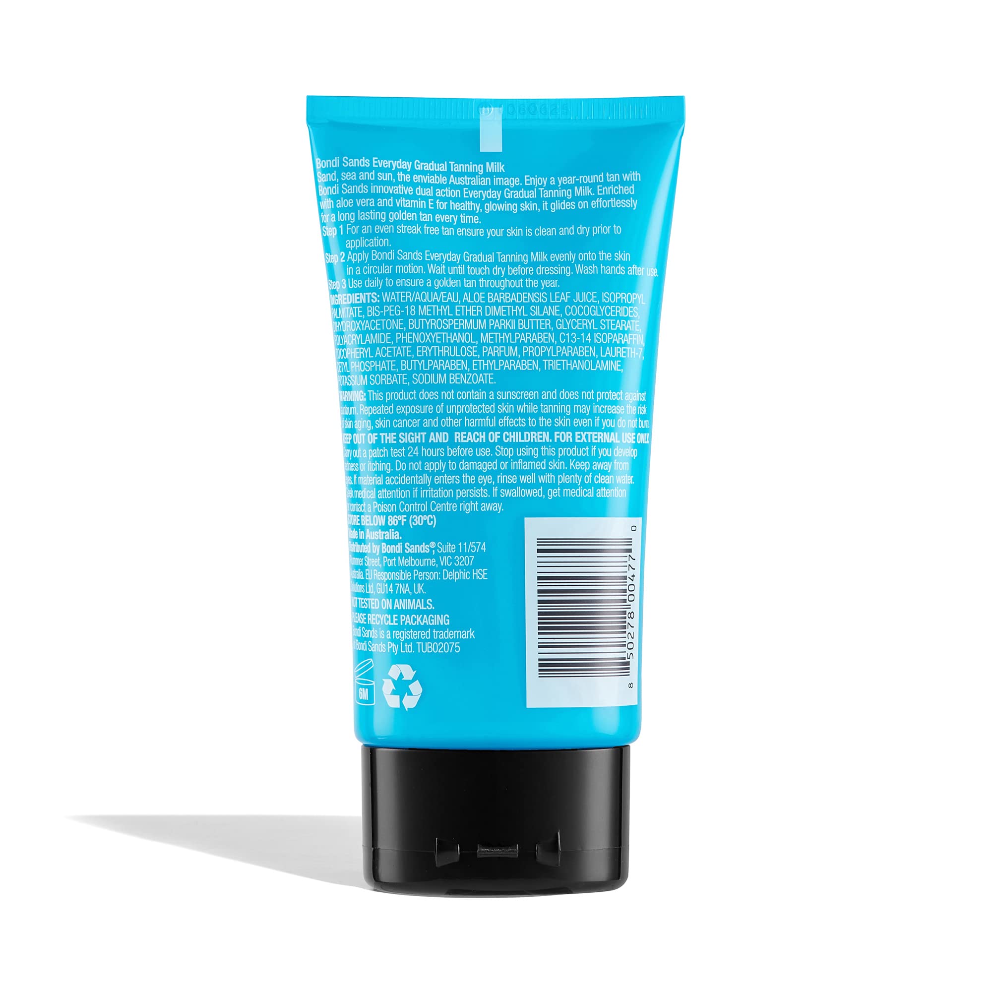 Bondi Sands Everyday Gradual Tanning Milk pump-action for controlled application