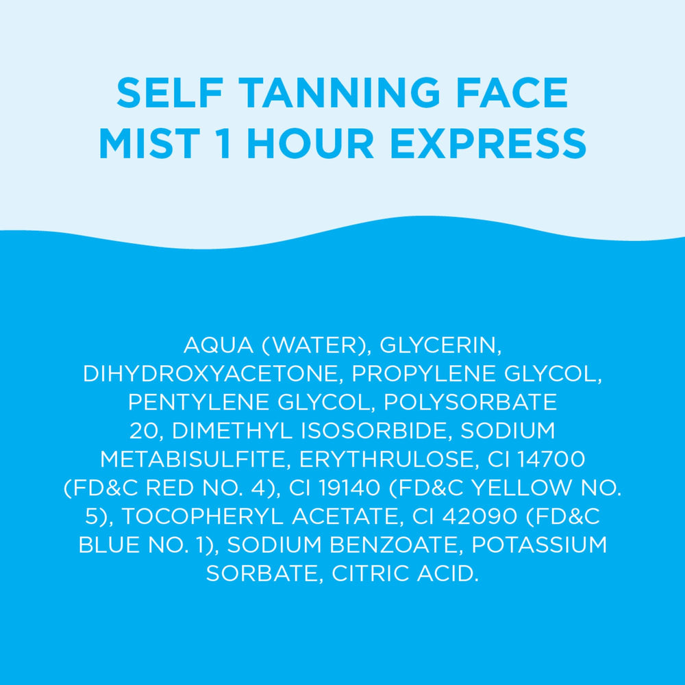 Bondi Sands face mist gentle formula for sensitive skin use.