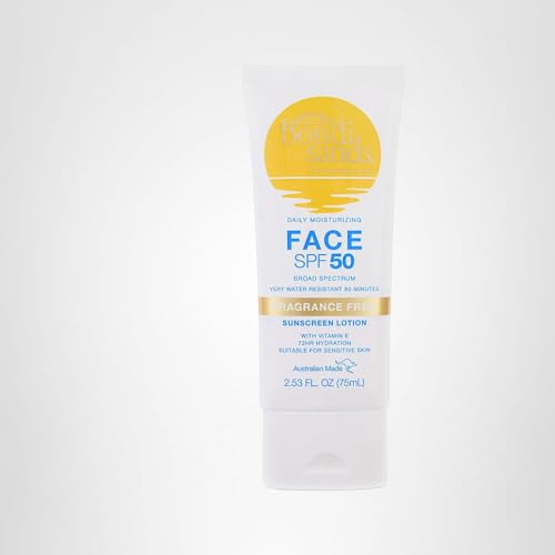 Bondi Sands fragrance-free daily face lotion SPF 50 water resistance up to 80 minutes