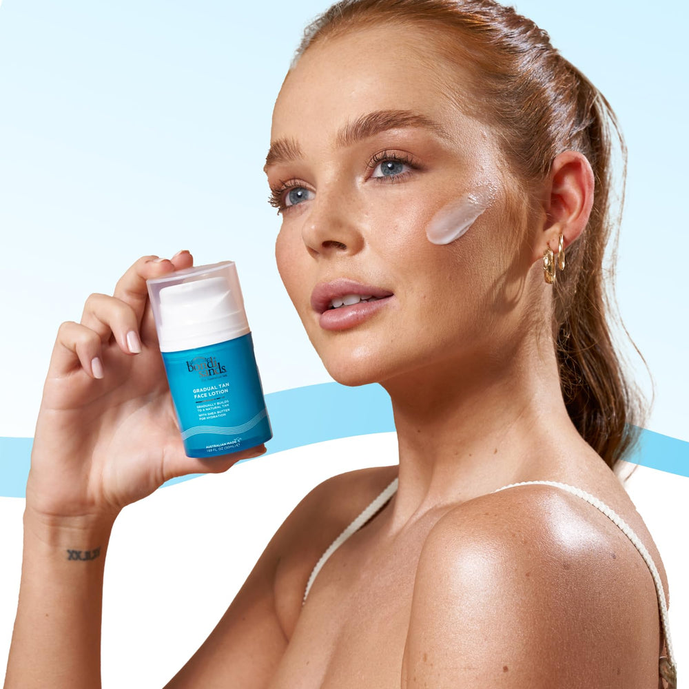 Bondi Sands Daily-use lotion demonstrates easy recurring routine for a naturally bronzed look.
