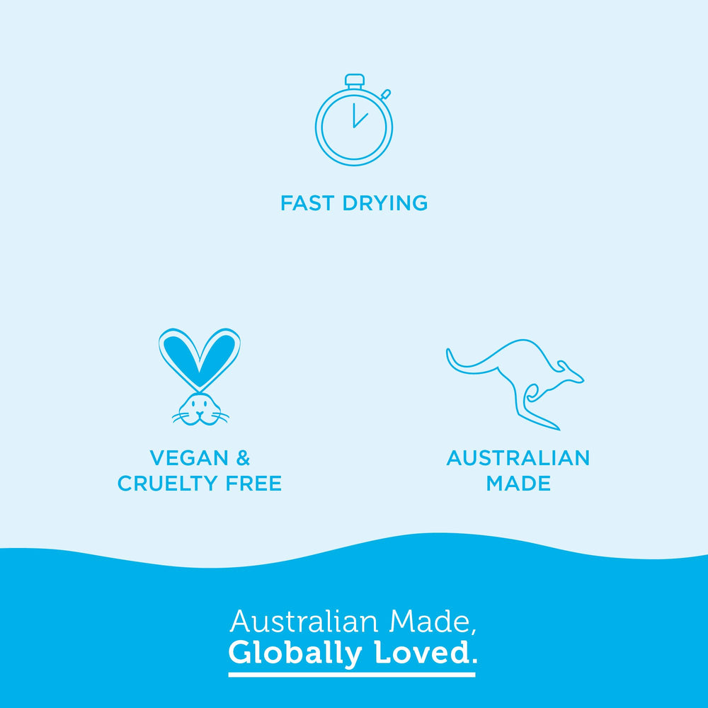 Bondi Sands hydration with aloe vera and vitamin E for moisturized skin.