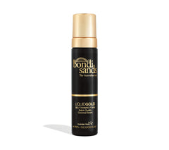 Bondi Sands Liquid Gold bottle close-up for premium self-tan experience