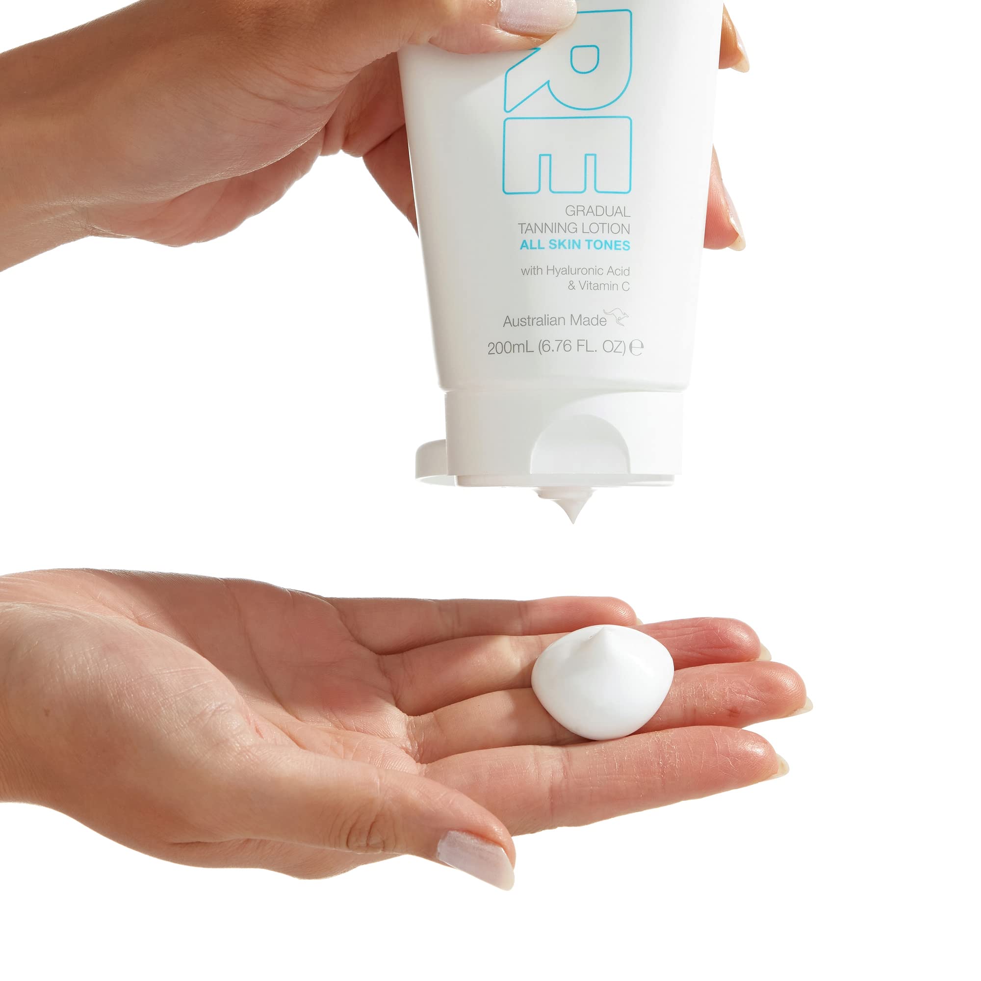 Bondi Sands PURE fragrance-free formula shot emphasizes vegan, cruelty-free credentials.