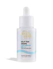 Bondi Sands Self Tan Drops bottle showing convenient dropper for customizable glow.