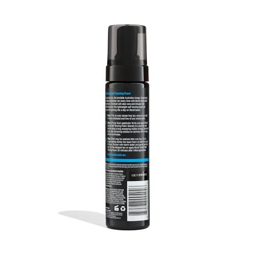 Bondi Sands Self Tanning Foam application mitt demonstrates even, streak-free application