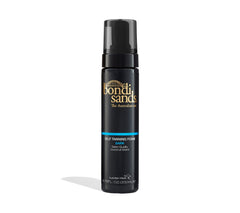 Bondi Sands Self Tanning Foam bottle shows lightweight formula for quick bronzing