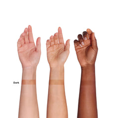Bondi Sands self tanning foam showing an even bronzed tan on skin.