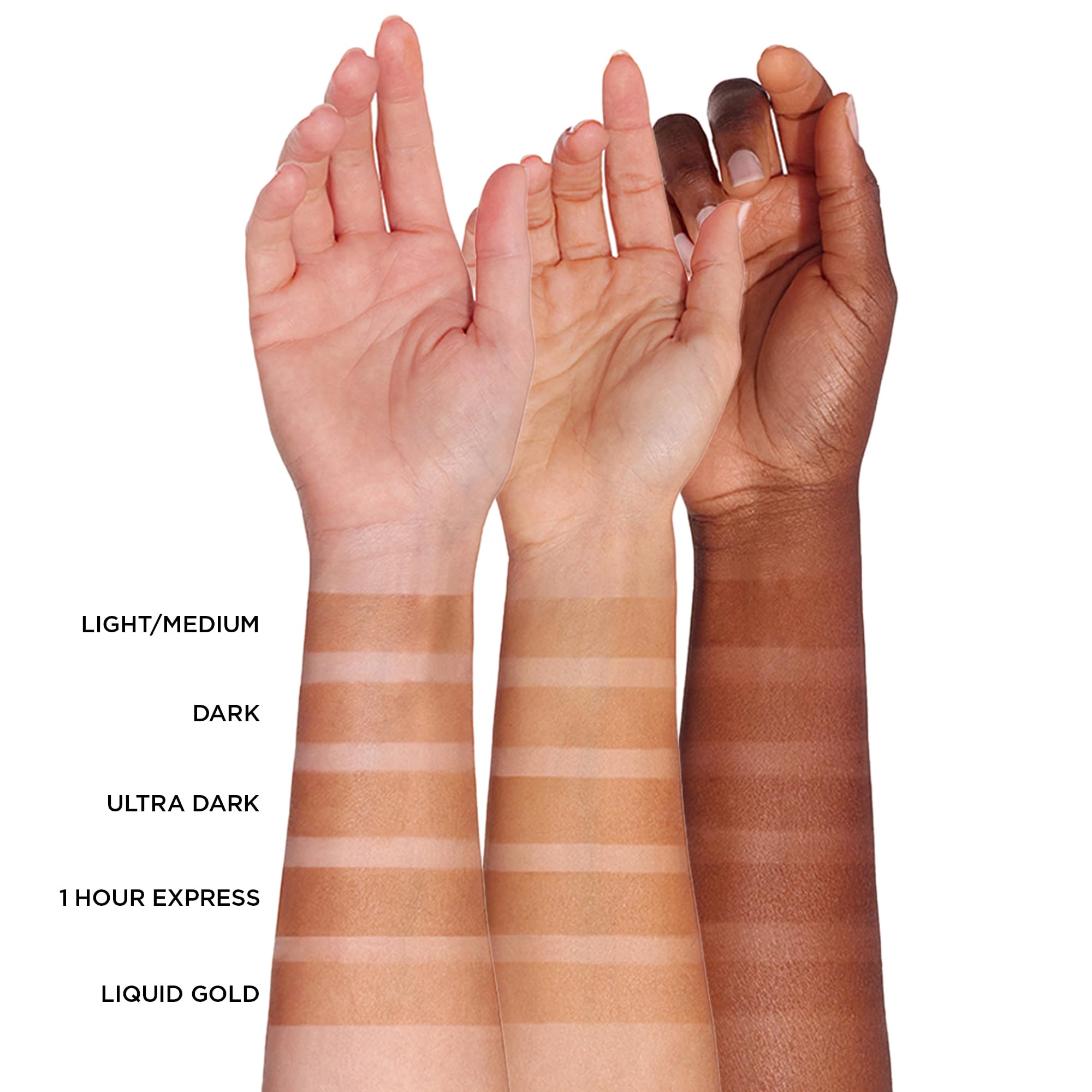 Long, sweeping motions with Bondi Sands Self Tanning Foam blend evenly.