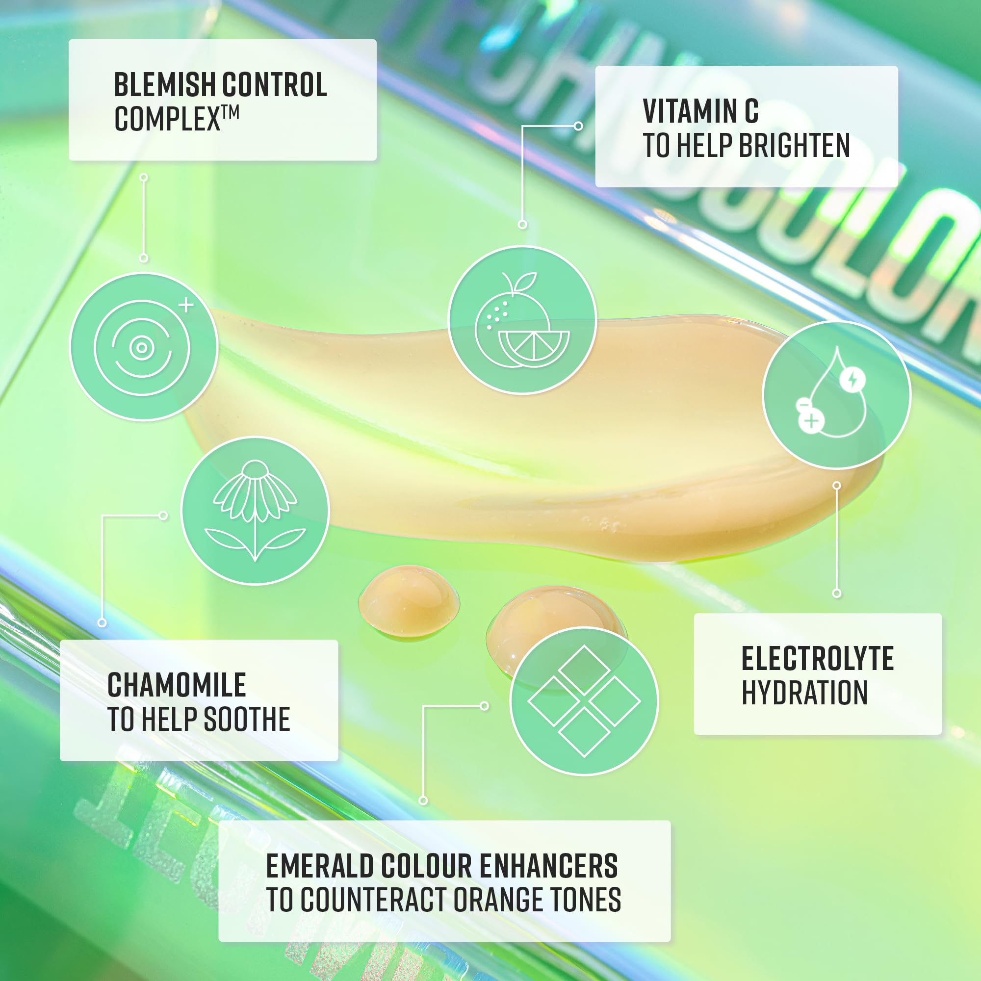 Bondi Sands Technocolor Face Serum after-application hydrated-looking skin.