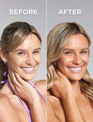 Bondi Sands Technocolor Face Serum texture swirl conveys smooth hydration for daily use