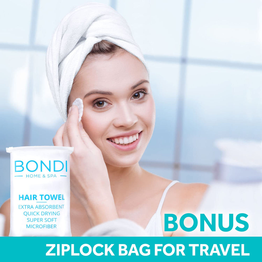 Bondi Spa microfiber fabric feels silky-soft against hair for reduced heat exposure.