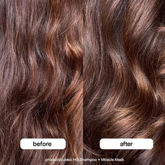 BondiBoost hair mask application steps showing easy weekly conditioning