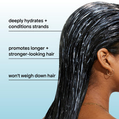 BondiBoost Miracle Hair Mask bottle highlighting nourishing formula for damaged hair