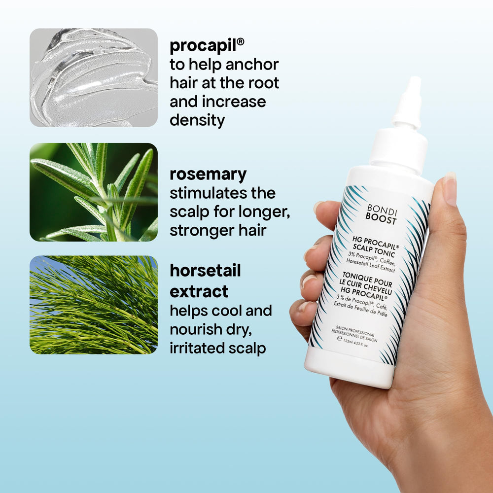 BONDIBOOST Procapil application demonstrated for daily use.