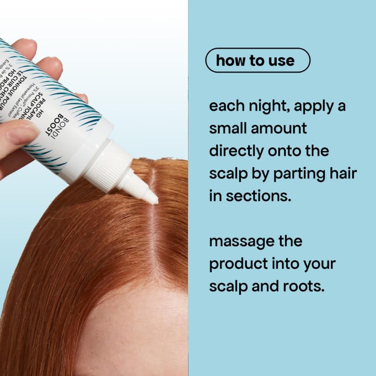 BONDIBOOST Procapil hair-density visual suggesting fuller-looking hair.